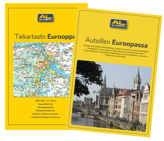 Autoillen Euroopassa Opas Ja Euroopan Tiekartasto Autoliitto